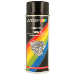Peinture aérosol pour bloc moteur noir 400ml