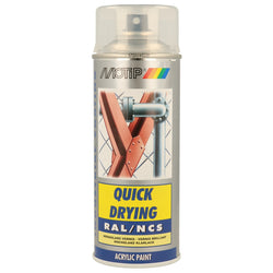 Vernis industriel transparent brillant haute qualité aérosol 400ml