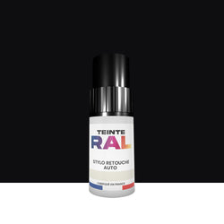 Stylo de retouche RAL 9005 - Noir profond brillant 12ml