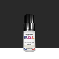 Stylo de retouche RAL 9017 - Noir trafic brillant 12ml